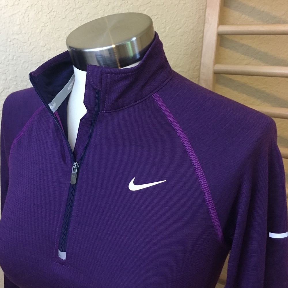 NIKE Running DRI-FIT Lavender Purple Jacket Size S